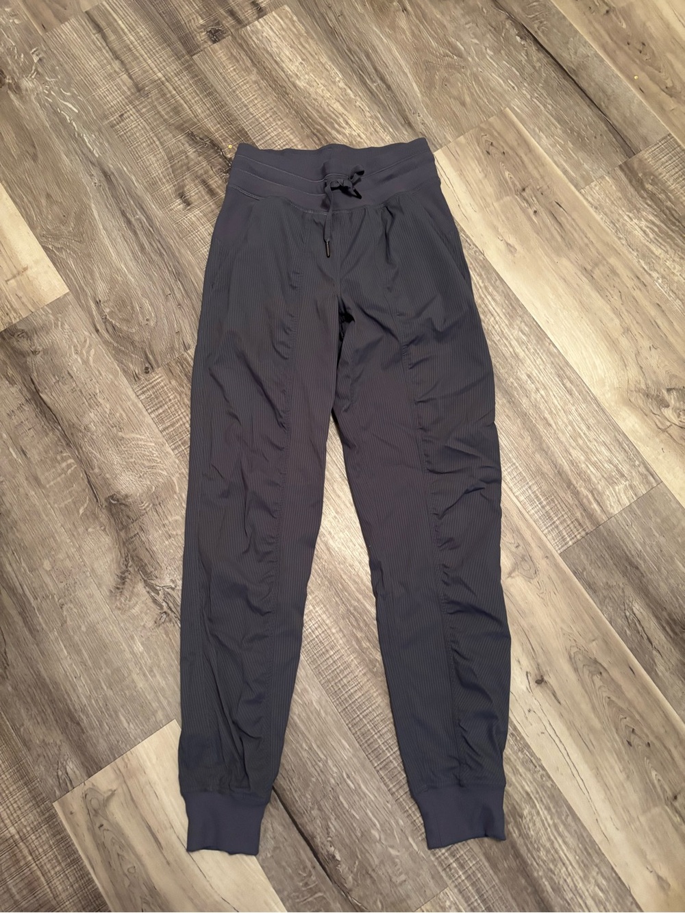 Lululemon Dance Studio Dark Gray Ribbed Jogger Pants